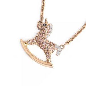 Swarlo lovely Wooden horse modeling necklace exquisite aesthetically beautiful a
